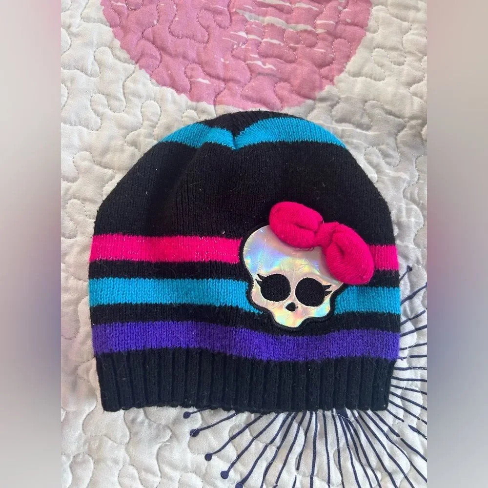 Bundle Colorful Winter Hats Set for girls 4-6 years old